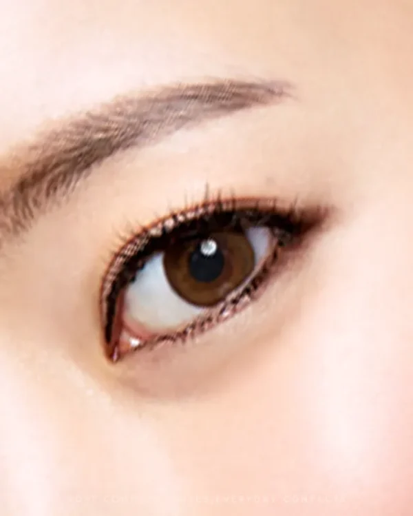 OLENS-Chuing-Brown-13.5mm-中大直徑放大效果圖-打造圓潤活力大眼