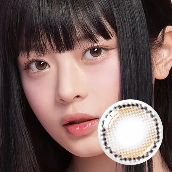 OLENS-Double-Tint-Brown-棕色月拋-韓系彩妝搭配-NewJeans-Hanni-同款