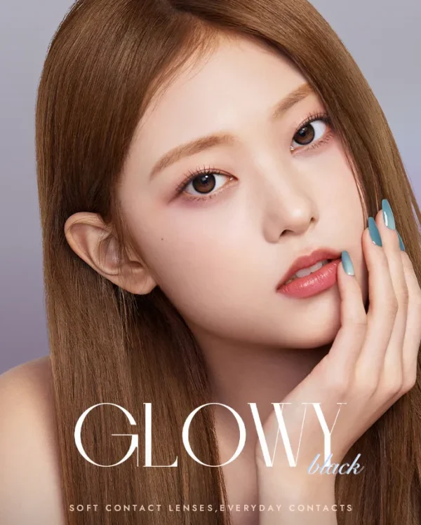 OLENS-Eyelighter-Glowy-1Day-系列包裝-黑色與棕色水光感風格建議