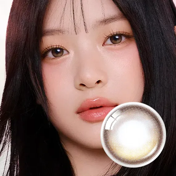 OLENS-Eyelighter-Glowy-Brown-棕色日拋隱形眼鏡-NewJeans-Minji-同款推薦
