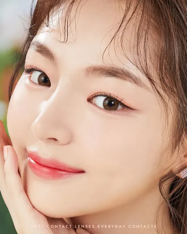 OLENS-琥珀棕隱形眼鏡-高飽和度顯色配方-解決黑眼珠沉悶感