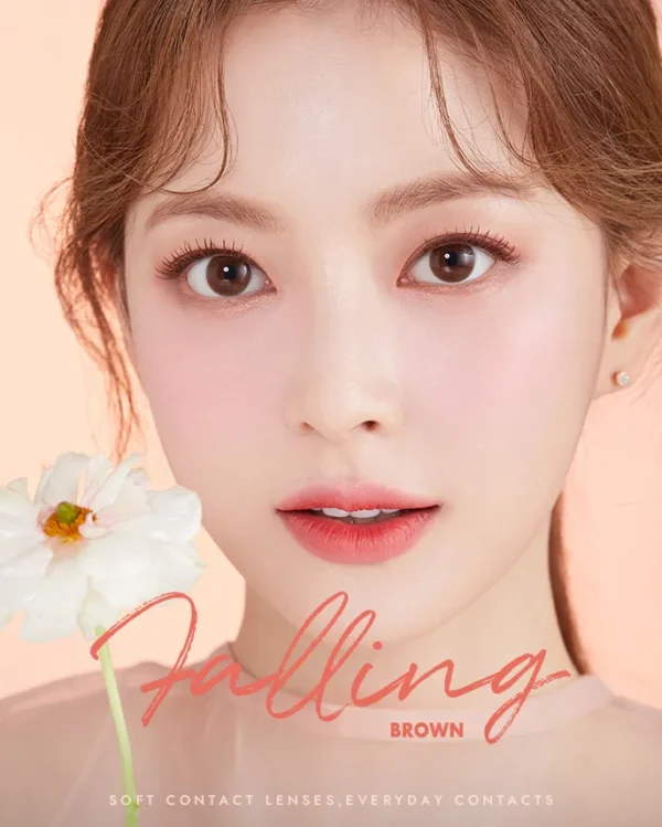 OLENS-Falling-系列月拋-暖色調大地色妝容必備棕色美瞳推薦