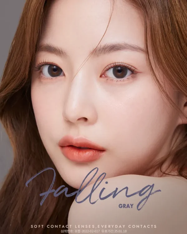 OLENS-Falling-Gray-韓系灰色隱眼推薦-展現清澈透亮眼神層次感