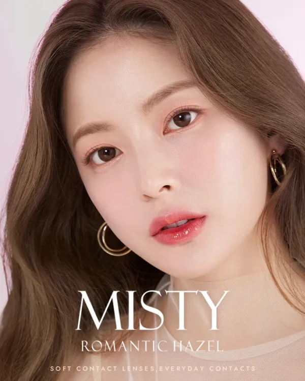 OLENS-日拋美瞳20片裝-Misty-Hazel-高含水量保濕舒適隱眼