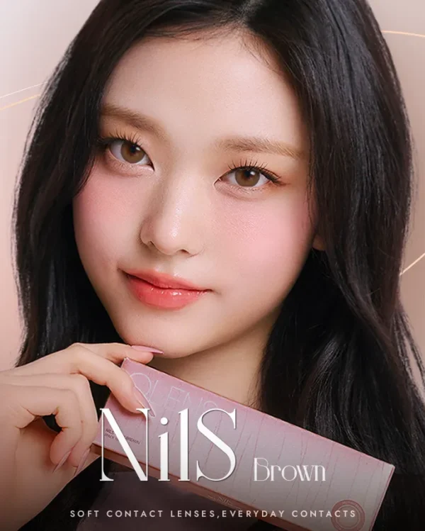 OLENS-日拋隱形眼鏡20片裝-Nils-Brown-打造無辜感清澈眼神