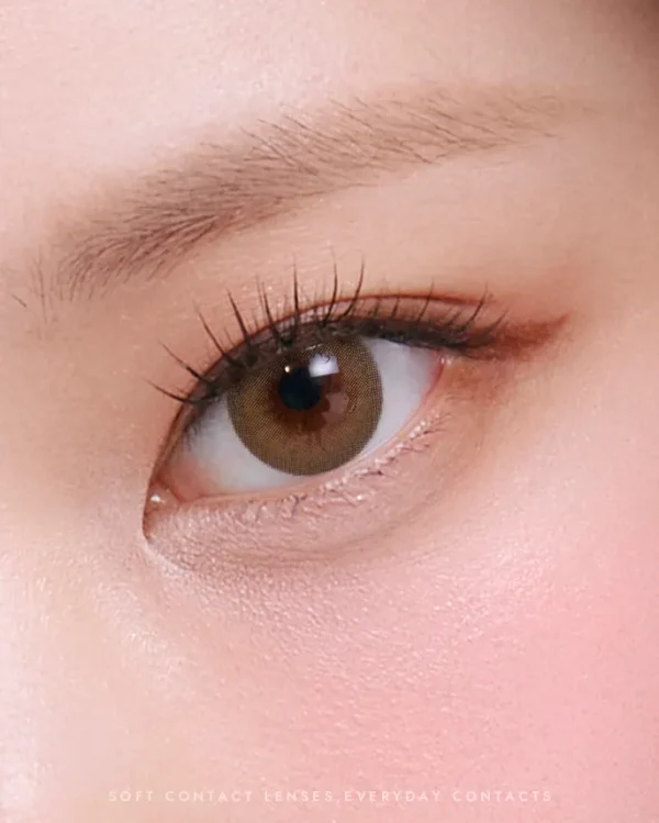 OLENS-Nils-Brown-13.5mm黃金中大直徑-自然放大棕色隱眼