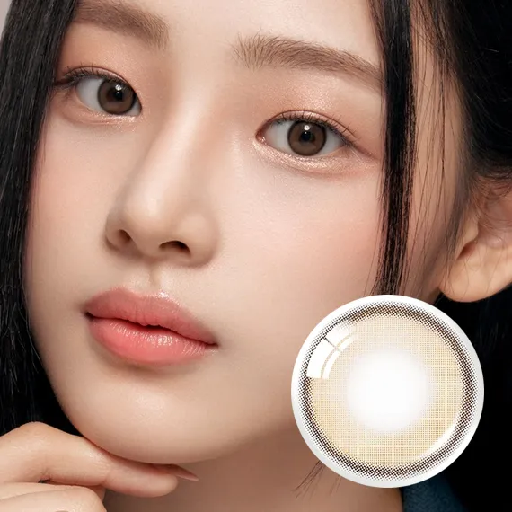 OLENS-Real-Ring-Brown-日拋-NewJeans-Danielle-同款焦糖琥珀眼神