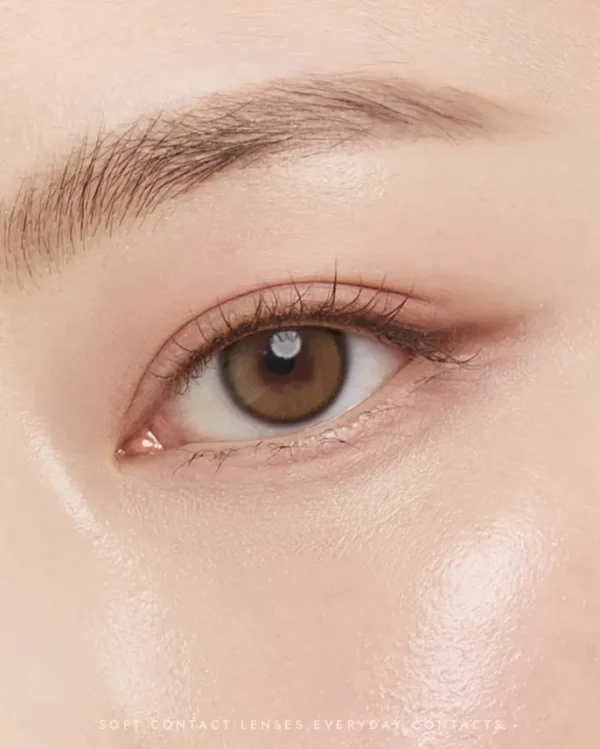 OLENS-Real-Ring-Brown-Toric-專業散光矯正隱形眼鏡-琥珀色提亮效果