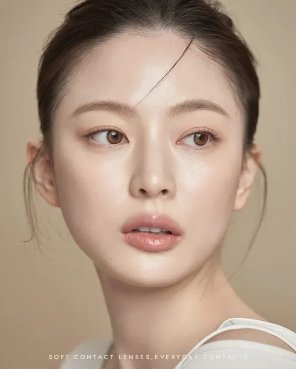 OLENS-焦糖棕散光美瞳-天生感琥珀色-適合素顏與日常上班佩戴