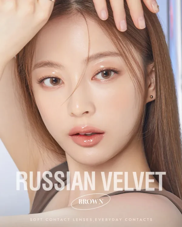 OLENS-月拋2片裝-Russian-Velvet-Brown-適合歐美妝與漂髮造型美瞳