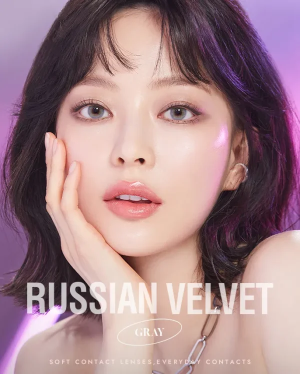 OLENS-月拋2片裝-Russian-Velvet-Gray-打造天生淺色瞳孔混血效果
