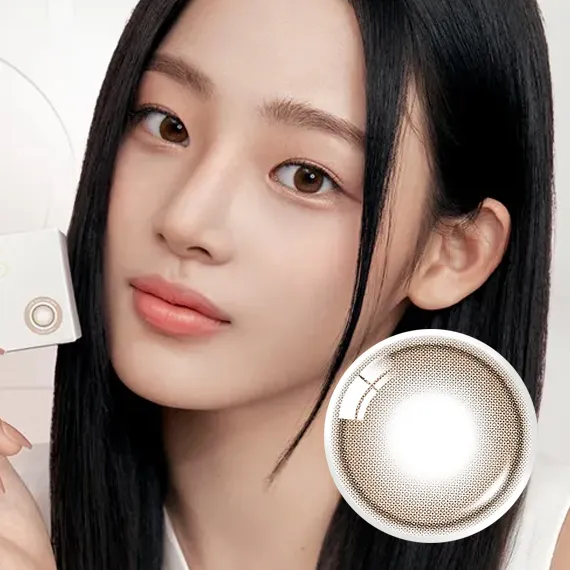 OLENS-Shine-Touch-Milky-Choco-巧克力棕月拋-NewJeans-Hanni-同款美瞳