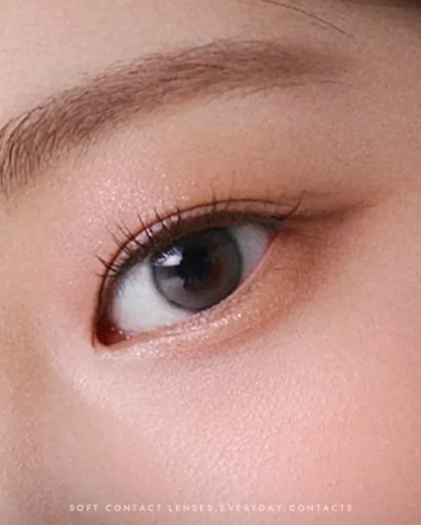 OLENS-Shine-Touch-12.7mm小直徑-玻璃珠感清透灰色隱眼