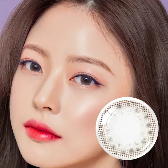 OLENS-Someday-Gray-月拋-聖經款灰色自然暈染隱形眼鏡實戴