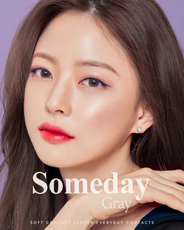 OLENS-灰色隱眼推薦-Someday-Gray-韓系淡妝必備氣質月拋