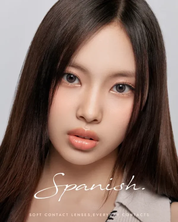 OLENS-月拋2片裝-Spanish-Real-Gray-高度融合原生瞳孔美瞳