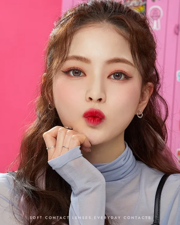 OLENS-灰色隱眼推薦-Tika-3Con-Gray-日系無辜感洋娃娃美瞳效果