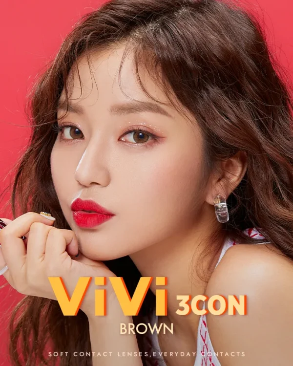 OLENS-月拋2片裝-Vivi-3-Con-適合日常通勤與陽光女孩氣質美瞳
