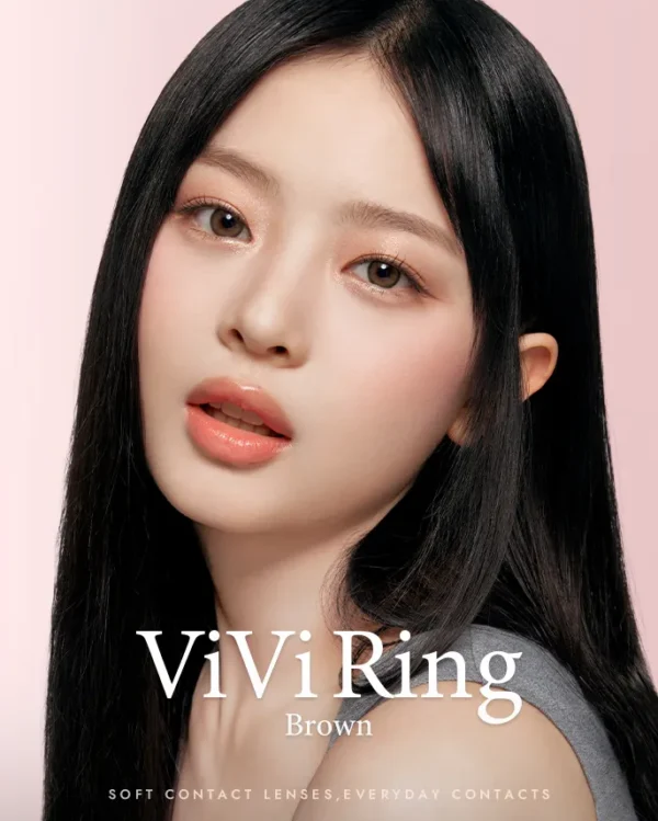 OLENS-Vivi-Ring-1Day-Brown-棕色日拋隱形眼鏡-NewJeans-代言款-產品包裝圖
