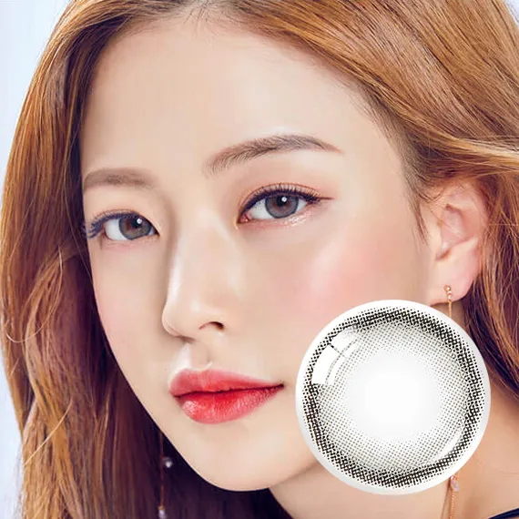 OLENS-Vivi-Ring-1Day-Gray-灰色日拋-20片裝-NewJeans同款實戴