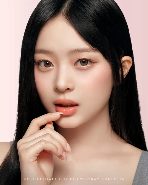 OLENS-棕色美瞳推薦-Vivi-Ring-Brown-打造韓系溫柔透明感妝容