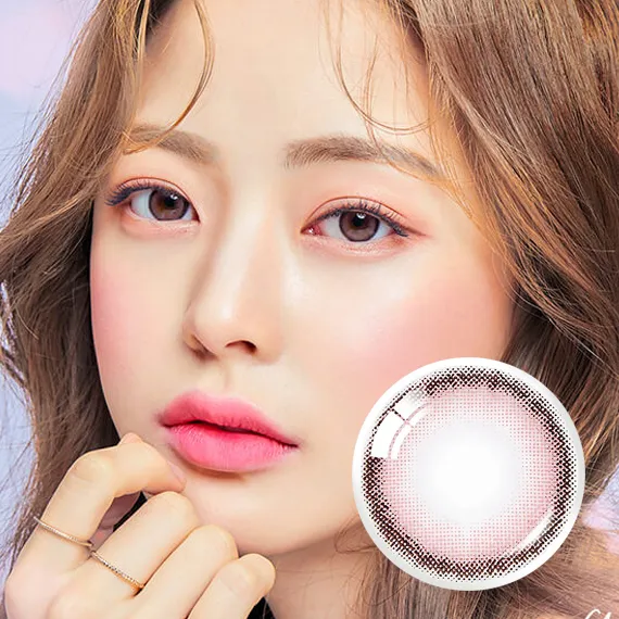 OLENS-Vivi-Ring-Pink-粉色月拋-櫻花精靈系美瞳實戴效果