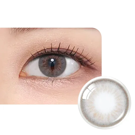 OLENS-French-Gold-3-Con-Gray-灰色日拋-微混血感實戴效果展示