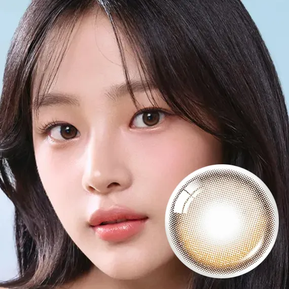 OLENS-Glowy-Natural-Latte-Brown-奶油拿鐵棕日拋隱形眼鏡-NewJeans-Danielle-同款推薦