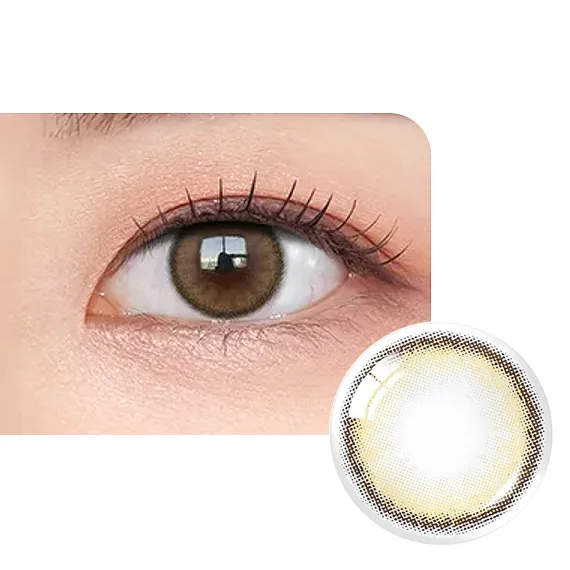 OLENS-Vivi-Ring-Beige-米色日拋-NewJeans同款焦糖奶茶色實戴圖