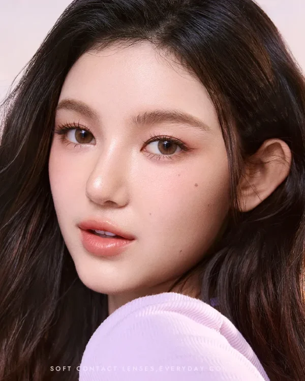 韓系法式自然混血感 French Shine Hazel 擴瞳效果