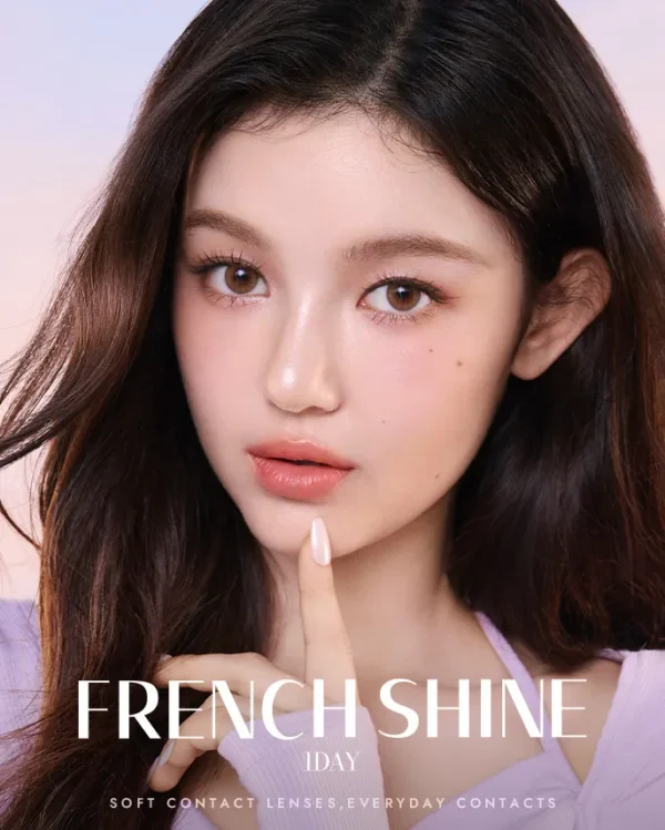 OLENS-French-Shine-Hazel-實戴效果-法式輕混血感-13.2mm-自然擴瞳提亮