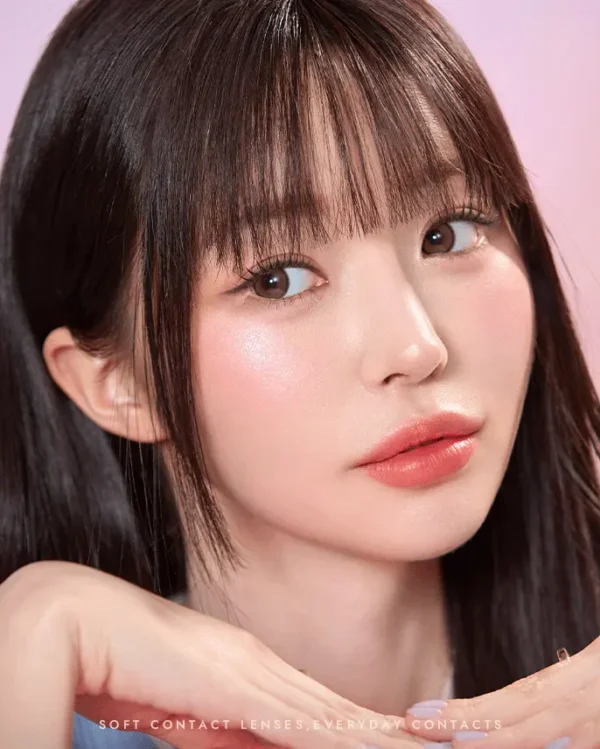 Olens Realish 1Day Brown 棕色美瞳日拋 花紋細節