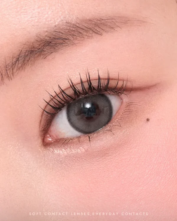 Olens Realish 1Day Gray 灰色打造清澈無辜小鹿眼妝容展示