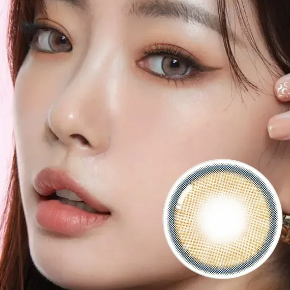 【日拋】Olens Nella Ash Beige 米褐色彩色隱形眼鏡 (10片裝/日拋) | 13.3mm 自然溫柔奶茶瞳 NewJeans同款推薦
