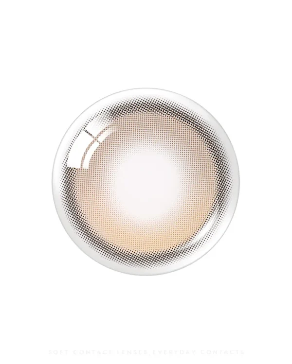 Muse 系列 Shine Brown 實戴效果展示:13.3mm 著色直徑完美修飾虹膜邊緣,打造自然深邃感。