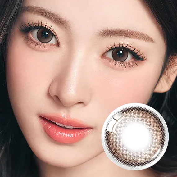OLENS Glowy Tear 1Day Brown 棕色日拋隱形眼鏡 (20片裝)｜NewJeans 代言「水光淚感」美瞳，13.0mm 自然小直徑