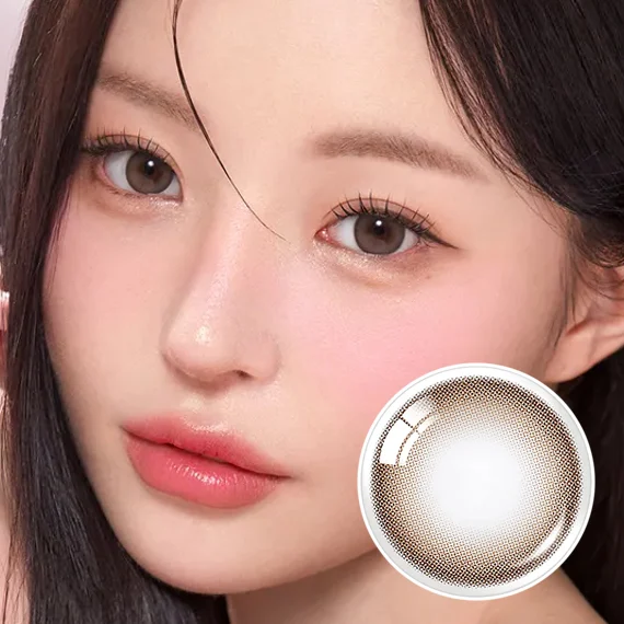 OLENS Misty 1Day Ash Choco 迷霧亞麻巧日拋隱形眼鏡 (20片裝) 13.1mm - 融瞳感滿分的溫柔初戀眼