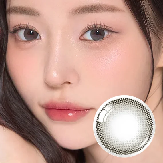 OLENS Misty 1Day Ash Gray 迷霧亞麻灰日拋隱形眼鏡 (20片裝) 13.1mm - 自帶柔焦濾鏡的浪漫初戀眸
