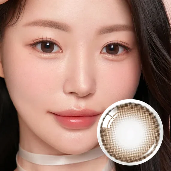 OLENS Misty 1Day Natural Choco 迷霧自然巧日拋隱形眼鏡 (20片裝) 13.1mm - 打造天生明眸的甜美初戀眼