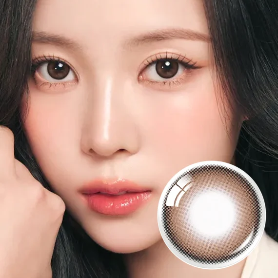 OLENS Mood Night 1Day Choco 暮夜巧克力棕日拋隱形眼鏡 (20片裝) 13.3mm - 打造深邃浪漫的立體眼眸
