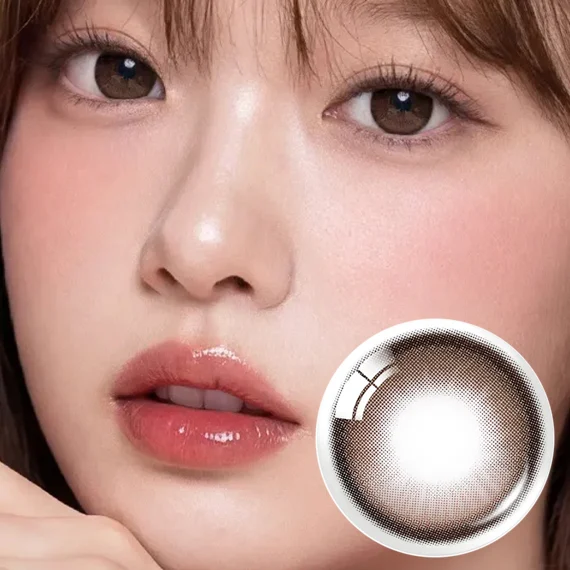 OLENS Rain Mocha 溫柔摩卡棕月拋隱形眼鏡 (2片裝) - 日常百搭初雨水光眸